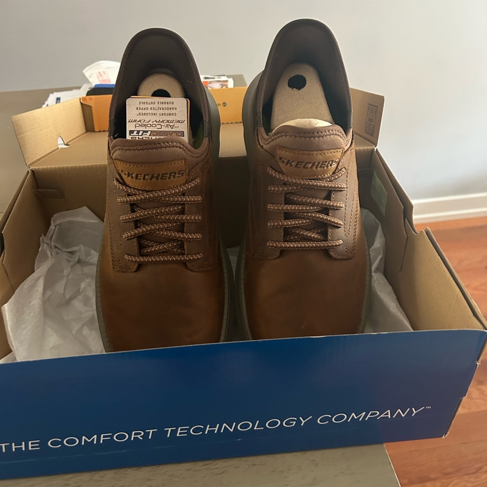 New Sketchers Slip in Men’s Shoe- Never worn with tags